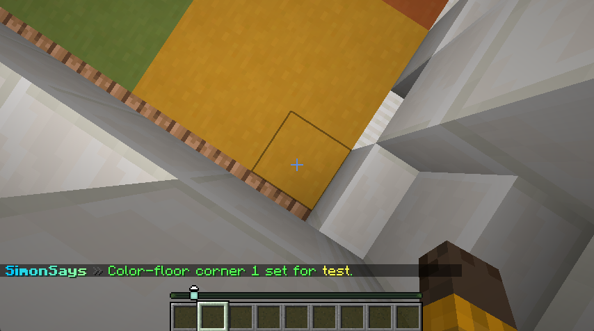 Color-floor corner 1 set for test