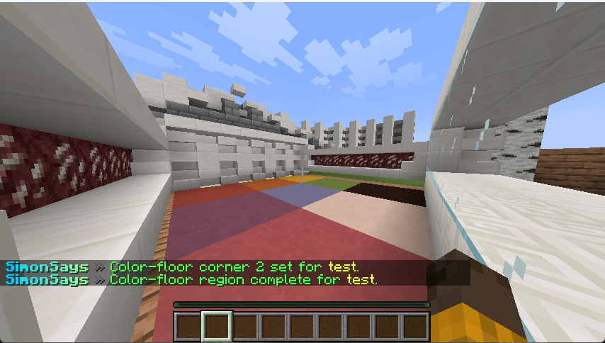 Color-floor region complete for test