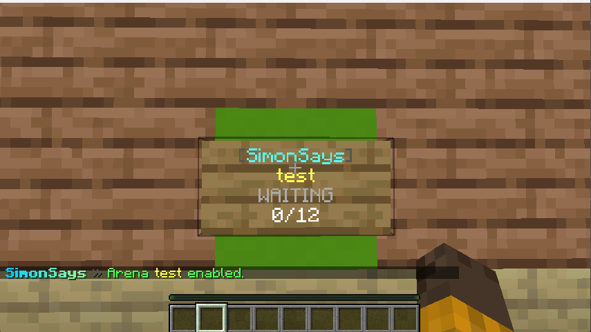 Arena test enabled